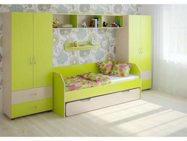 Детская комната для 2-х детей KidsBunkBed K-02 дуб молочный лайм 3560х850х1852 мм
Детская комната для 2-х детей KidsBunkBed K-02 дуб молочный лайм 3560х850х1852 мм