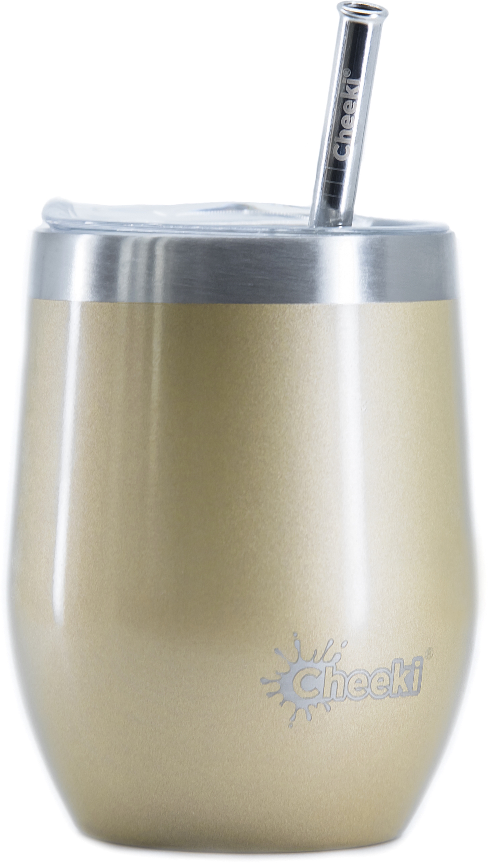 Бокал для напитков Cheeki со стальной трубочкой 320 мл Insulated Wine Tumbler Soft Gold
Бокал для напитков Cheeki со стальной трубочкой 320 мл Insulated Wine Tumbler Soft Gold