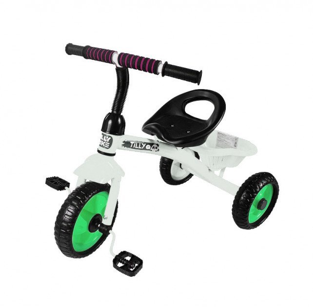 Велосипед 3-х колёсный TILLY TRIKE T-315, колеса из EVA - пены, корзина, мягкие накладки на руль белый
Велосипед 3-х колёсный TILLY TRIKE T-315, колеса из EVA - пены, корзина, мягкие накладки на руль белый