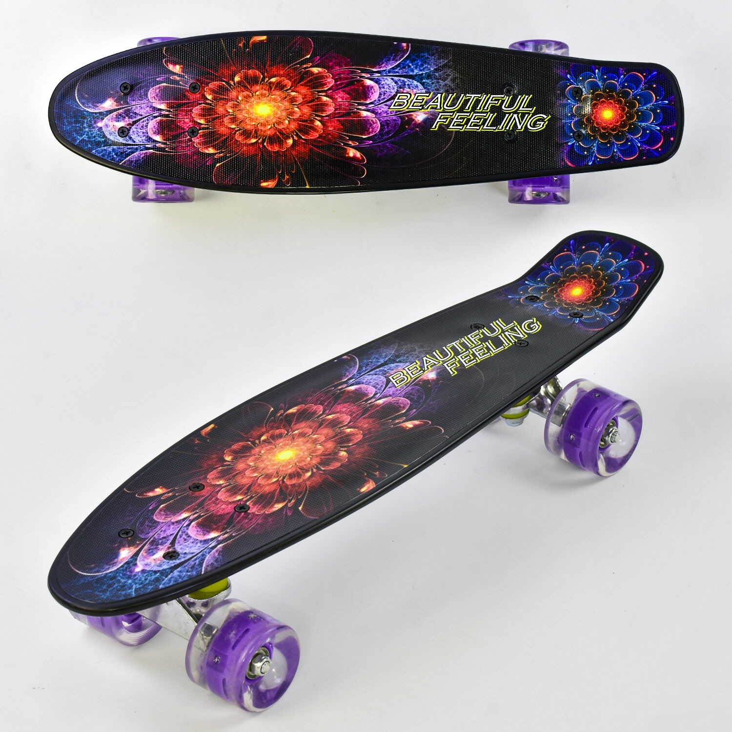 Скейт Пенни борд (Penny Board) Best Board 8740 со светящимися колесами, доска=55см, колёса PU d=6см
Скейт Пенни борд (Penny Board) Best Board 8740 со светящимися колесами, доска=55см, колёса PU d=6см