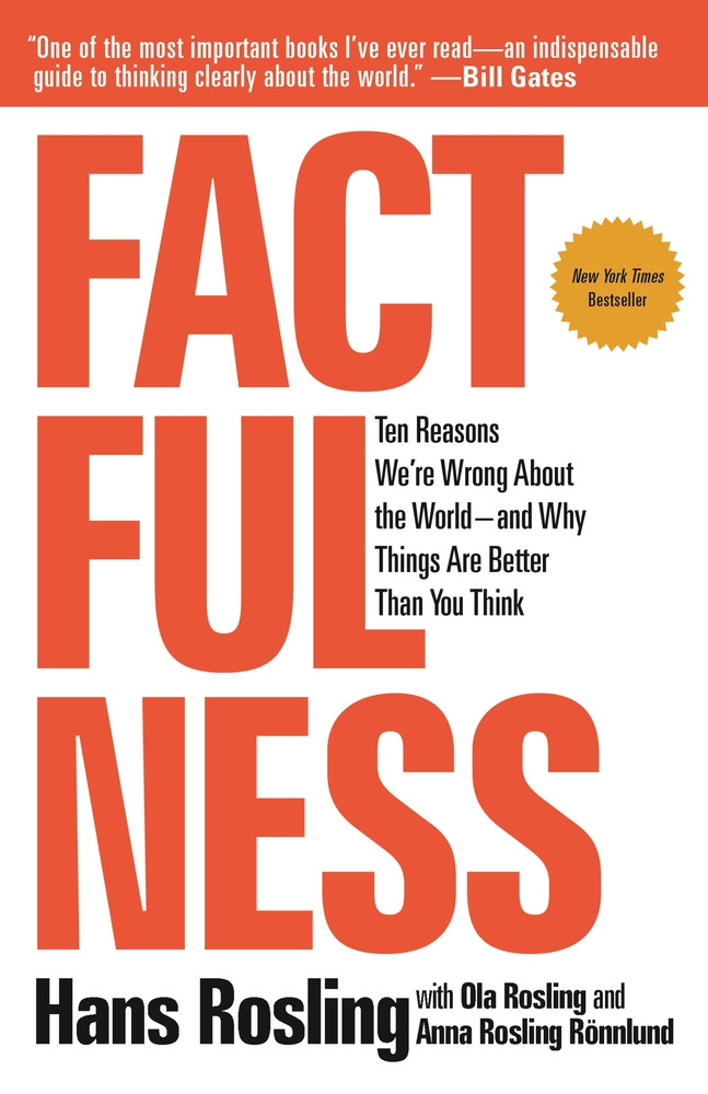 Factfulness. Ten Reasons We're Wrong about the World And Why Things Are Better Than You Think-Ганс Рослінг, Ола Рослінг, Анна Рослінг Роннлунд-(9781250123824)
Factfulness. Ten Reasons We're Wrong about the World And Why Things Are Better Than You Think-Ганс Рослінг, Ола Рослінг, Анна Рослінг Роннлунд-(9781250123824)