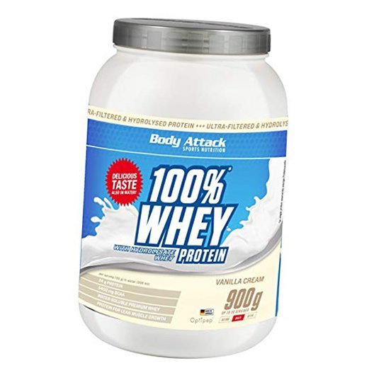 Концентрат Сывороточного Протеина, 100% Whey Protein, Body Attack 900г Ваниль (29251004)
Концентрат Сывороточного Протеина, 100% Whey Protein, Body Attack 900г Ваниль (29251004)