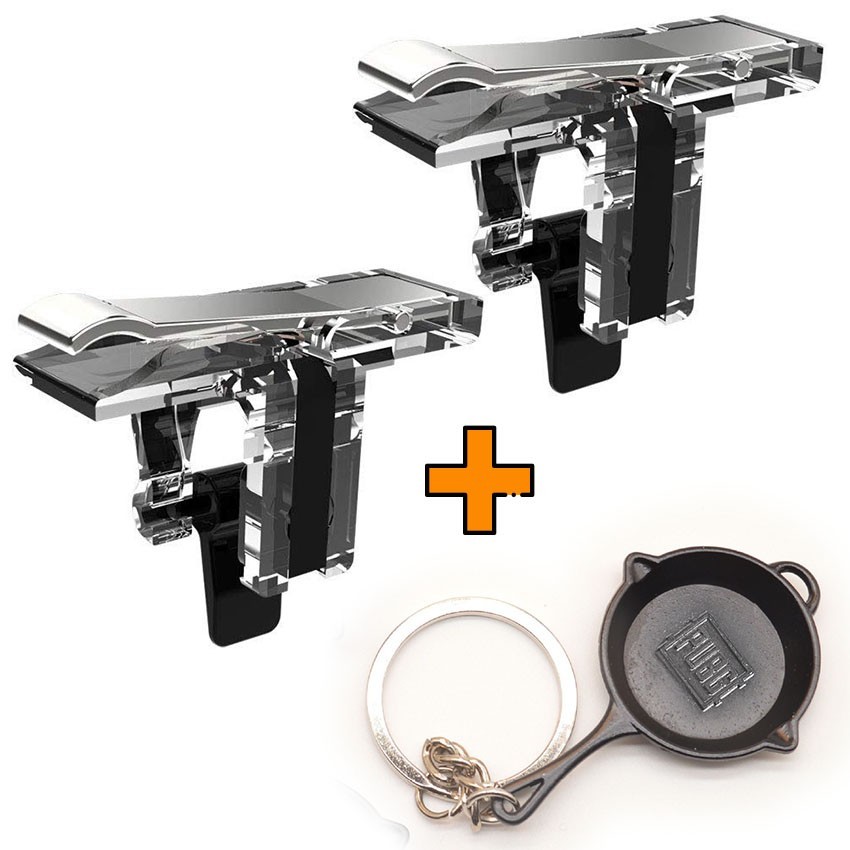 Игровые контроллеры Marpiel T10S (геймпад триггеры курки для смартфона для PUBG) + брелок сковородка
Игровые контроллеры Marpiel T10S (геймпад триггеры курки для смартфона для PUBG) + брелок сковородка
