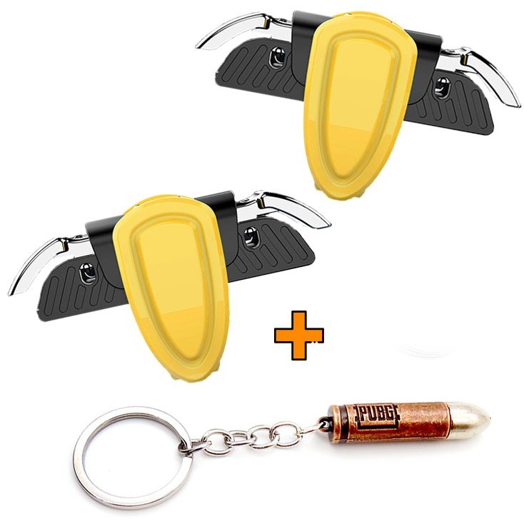 Игровые контроллеры Marpiel X15 (геймпад триггеры курки для смартфона для PUBG) + брелок патрон 9 mm
Игровые контроллеры Marpiel X15 (геймпад триггеры курки для смартфона для PUBG) + брелок патрон 9 mm