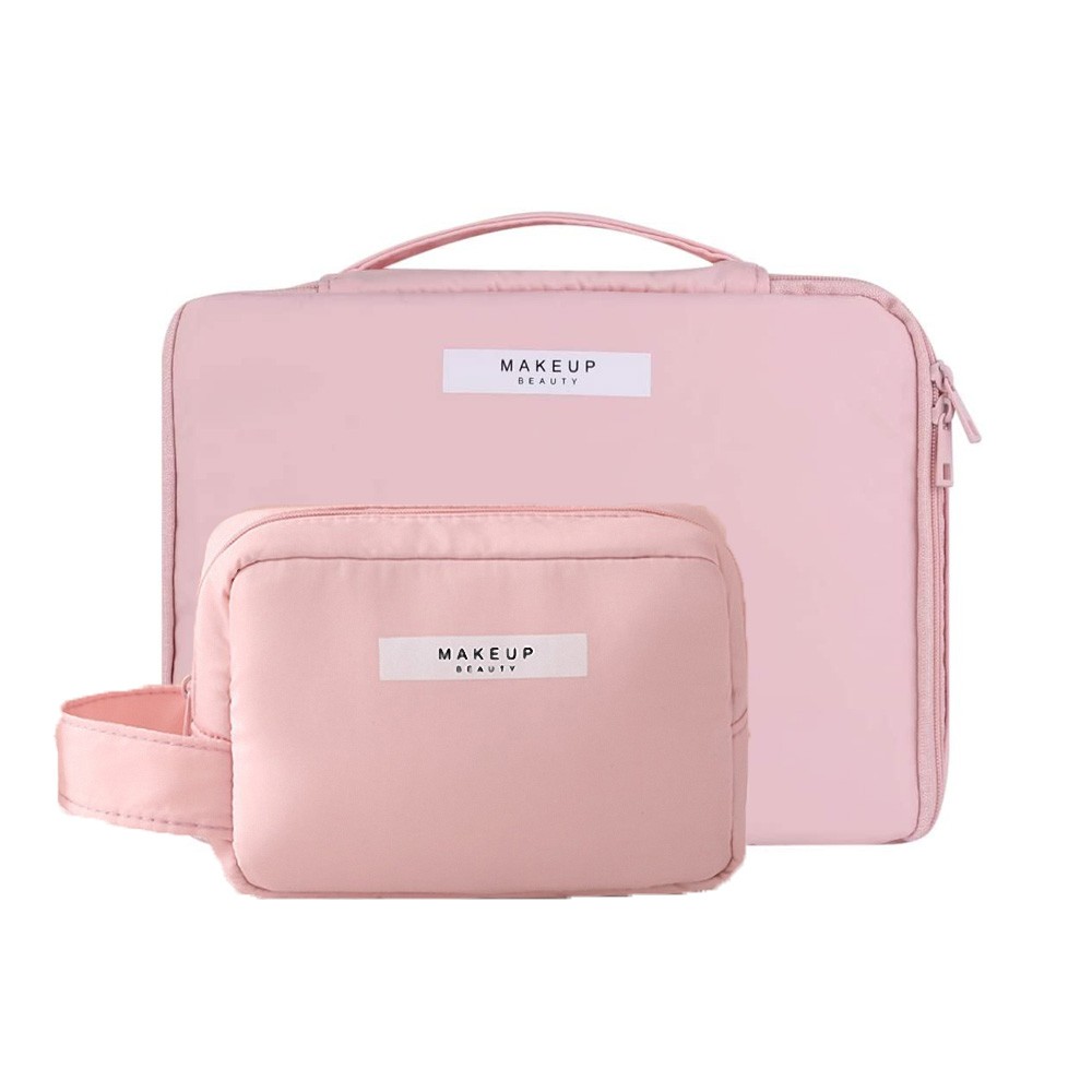 Косметичка/органайзер/несессер для косметики дорожный набор 2 шт размер S и L MAKEUP Beauty розовый (MB-26980)
Косметичка/органайзер/несессер для косметики дорожный набор 2 шт размер S и L MAKEUP Beauty розовый (MB-26980)