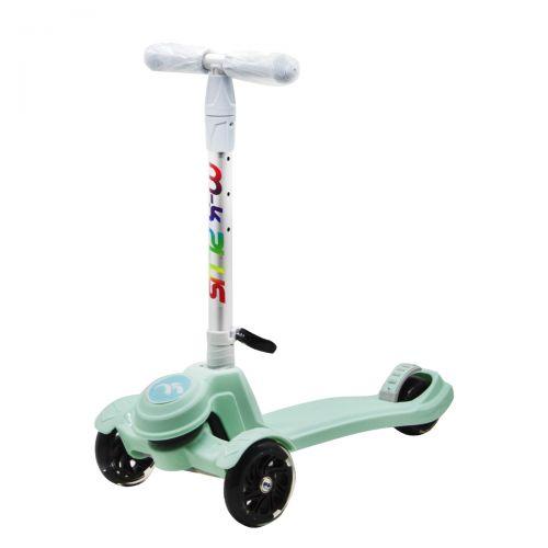 Самокат трехколесный детский с подсветкой складной "Scooter M-K PLUS" (мятный) GS-0041
Самокат трехколесный детский с подсветкой складной "Scooter M-K PLUS" (мятный) GS-0041