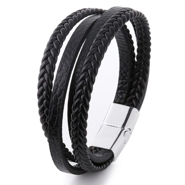Женский кожаный браслет BroBand Four черный c светлой застежкой 20.5см (BB-FOUR-BLACK-SILVER-20-5-W)
Женский кожаный браслет BroBand Four черный c светлой застежкой 20.5см (BB-FOUR-BLACK-SILVER-20-5-W)