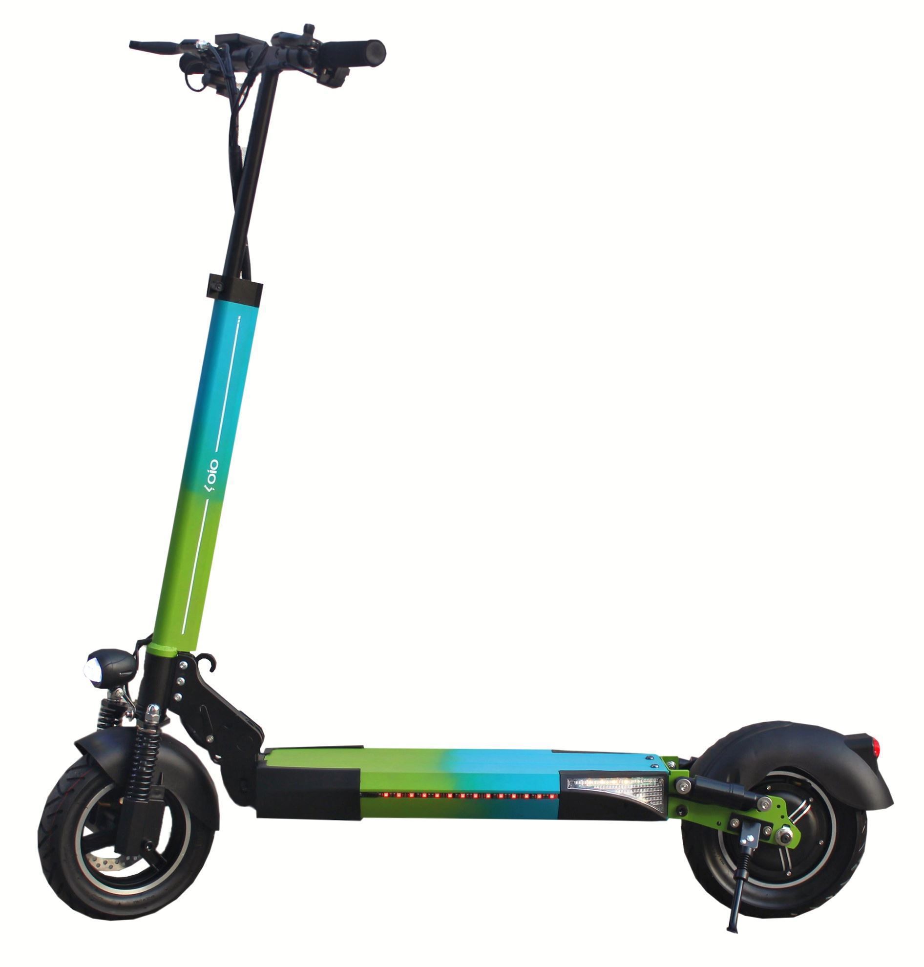 Електросамокати OIO RT6 green-blue (Колеса 10' с камерой, 500W, 18кг, амортизатор перед. + зад., 8.8AH, 36V, до 32км/ч, до 25км)
Електросамокати OIO RT6 green-blue (Колеса 10' с камерой, 500W, 18кг, амортизатор перед. + зад., 8.8AH, 36V, до 32км/ч, до 25км)
