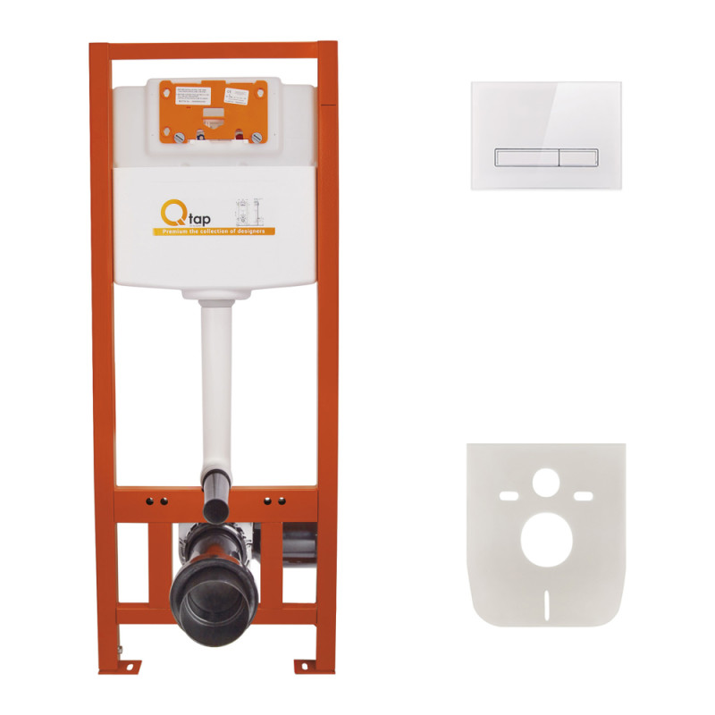 Инсталляция для унитаза Q-tap Nest M425 ST комплект 4 в 1 с панелью смыва PL M08GLWHI
Инсталляция для унитаза Q-tap Nest M425 ST комплект 4 в 1 с панелью смыва PL M08GLWHI