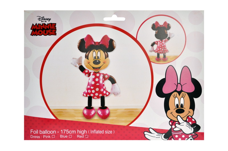Фольгована кулька Balun ходяча фігура гігант "Mickey Mouse" 175см чорно-червона 411
Фольгована кулька Balun ходяча фігура гігант "Mickey Mouse" 175см чорно-червона 411