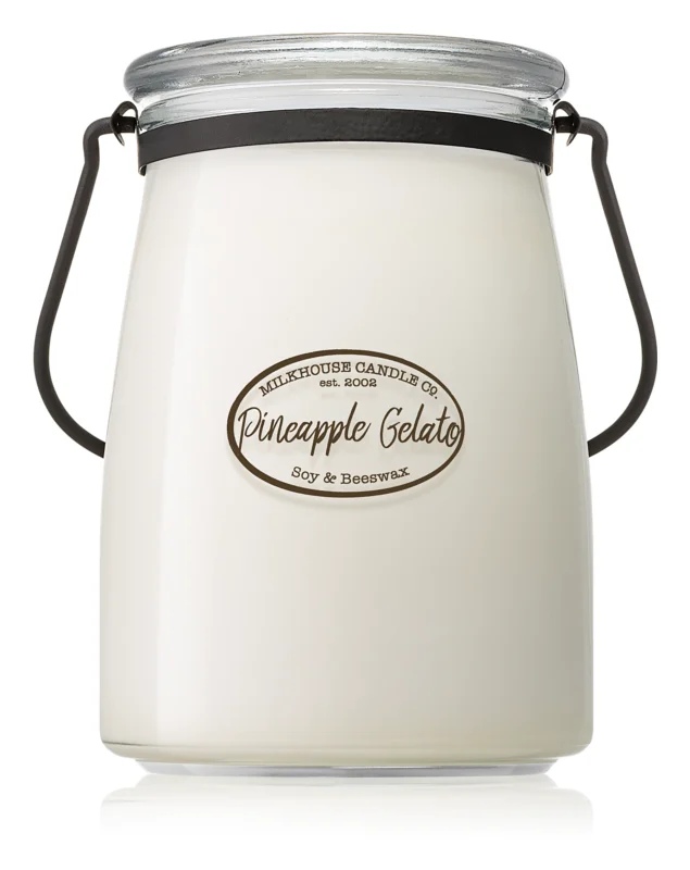 Milkhouse Candle Co. Creamery Pineapple Gelato ароматизована свічка 624 гр Butter Jar
Milkhouse Candle Co. Creamery Pineapple Gelato ароматизована свічка 624 гр Butter Jar