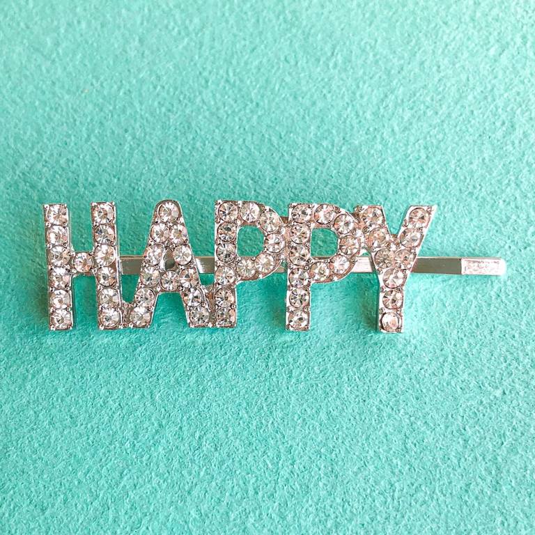 Заколкам невидимка из серебристого металла со словом HAPPY Zhimly Серебристый
Заколкам невидимка из серебристого металла со словом HAPPY Zhimly Серебристый