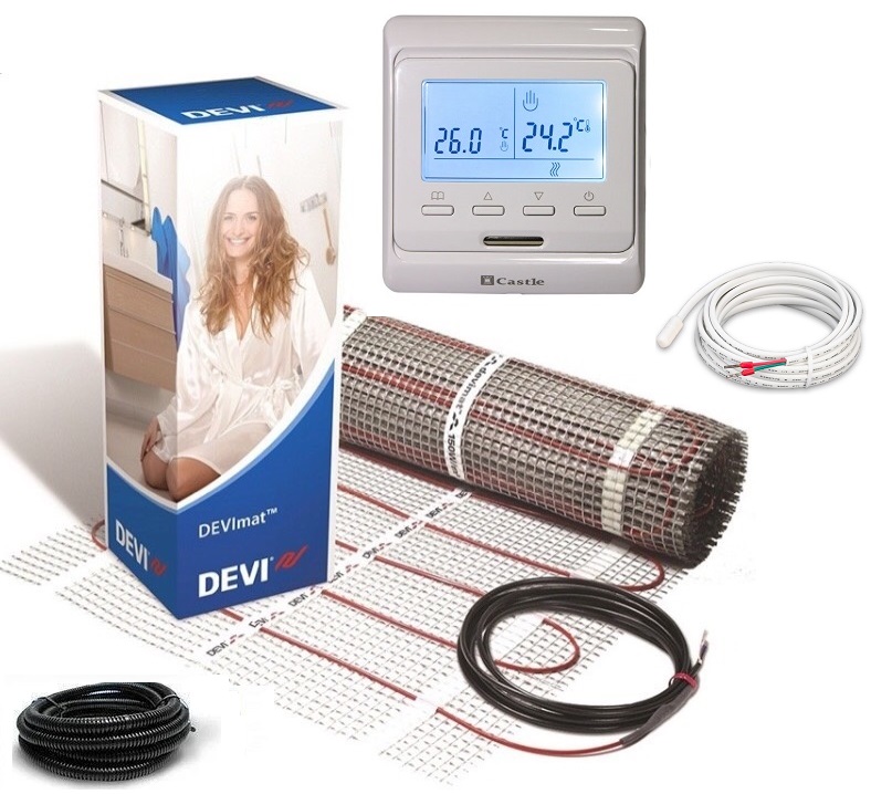 Теплый пол DEVI двухжильный мат DTIR-150 10 м2 в комплекте с программируемым терморегулятором и датчиком температуры пола (T00956)
Теплый пол DEVI двухжильный мат DTIR-150 10 м2 в комплекте с программируемым терморегулятором и датчиком температуры пола (T00956)