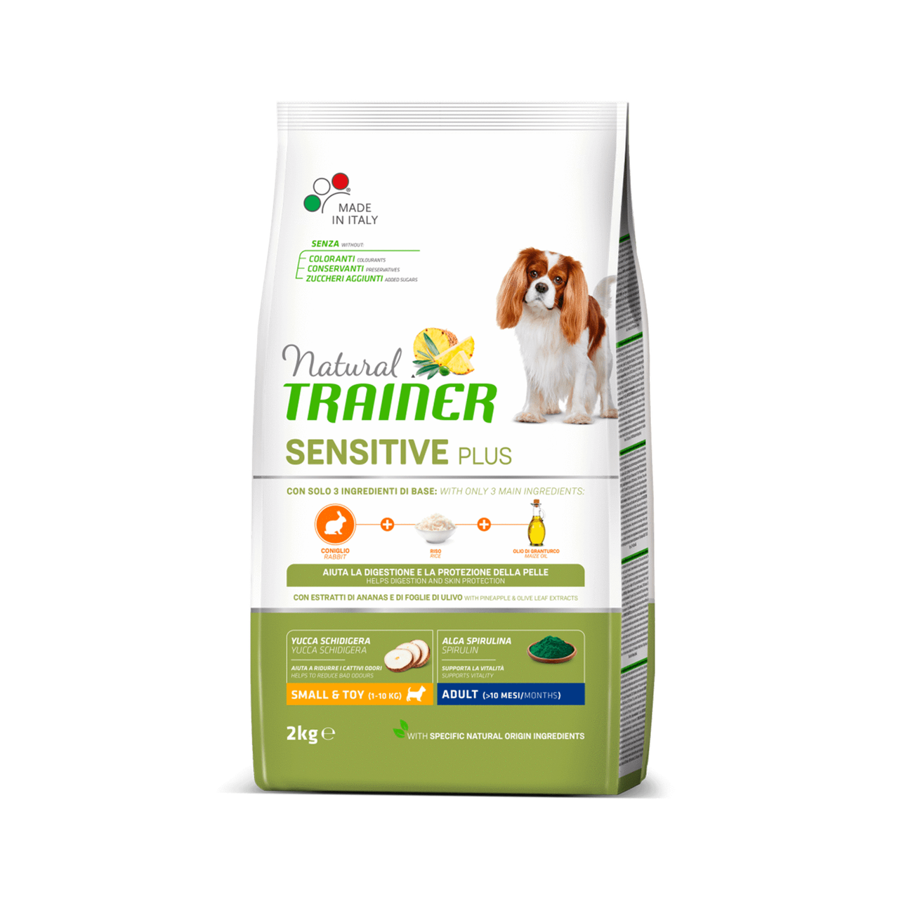 Сухой корм Trainer (Трейнер) Dog Sensitive Plus Adult Mini для взрослых собак мелких пород с кроликом, 2 кг
Сухой корм Trainer (Трейнер) Dog Sensitive Plus Adult Mini для взрослых собак мелких пород с кроликом, 2 кг
