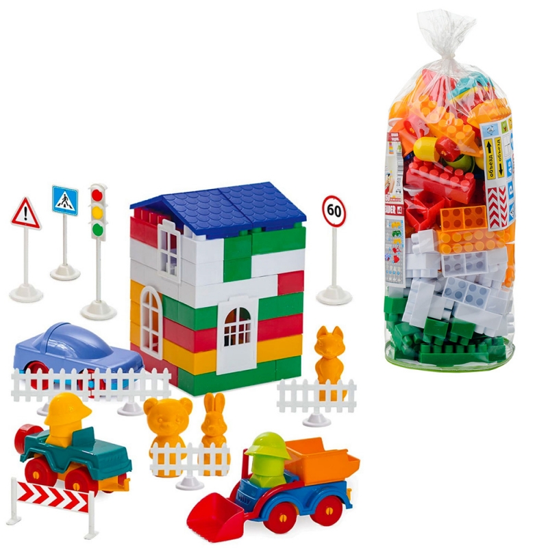 Конструктор "Лидер" №4 , 150 деталей, в пакете 40*19см, Украина, ТМ Колорпласт (1-053)
Конструктор "Лидер" №4 , 150 деталей, в пакете 40*19см, Украина, ТМ Колорпласт (1-053)