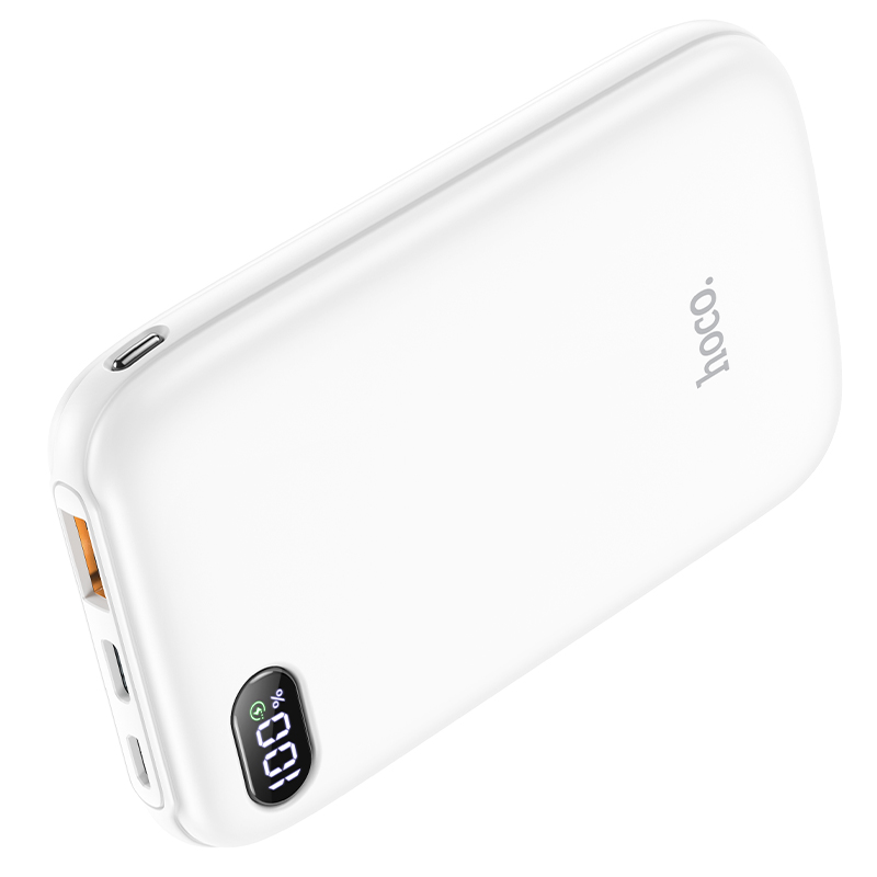 УМБ HOCO Galax fully compatible power bank LED Display 10000mAh Q2 |1USB/1Type-C, PD20W/QC3.0, 5A| White
УМБ HOCO Galax fully compatible power bank LED Display 10000mAh Q2 |1USB/1Type-C, PD20W/QC3.0, 5A| White