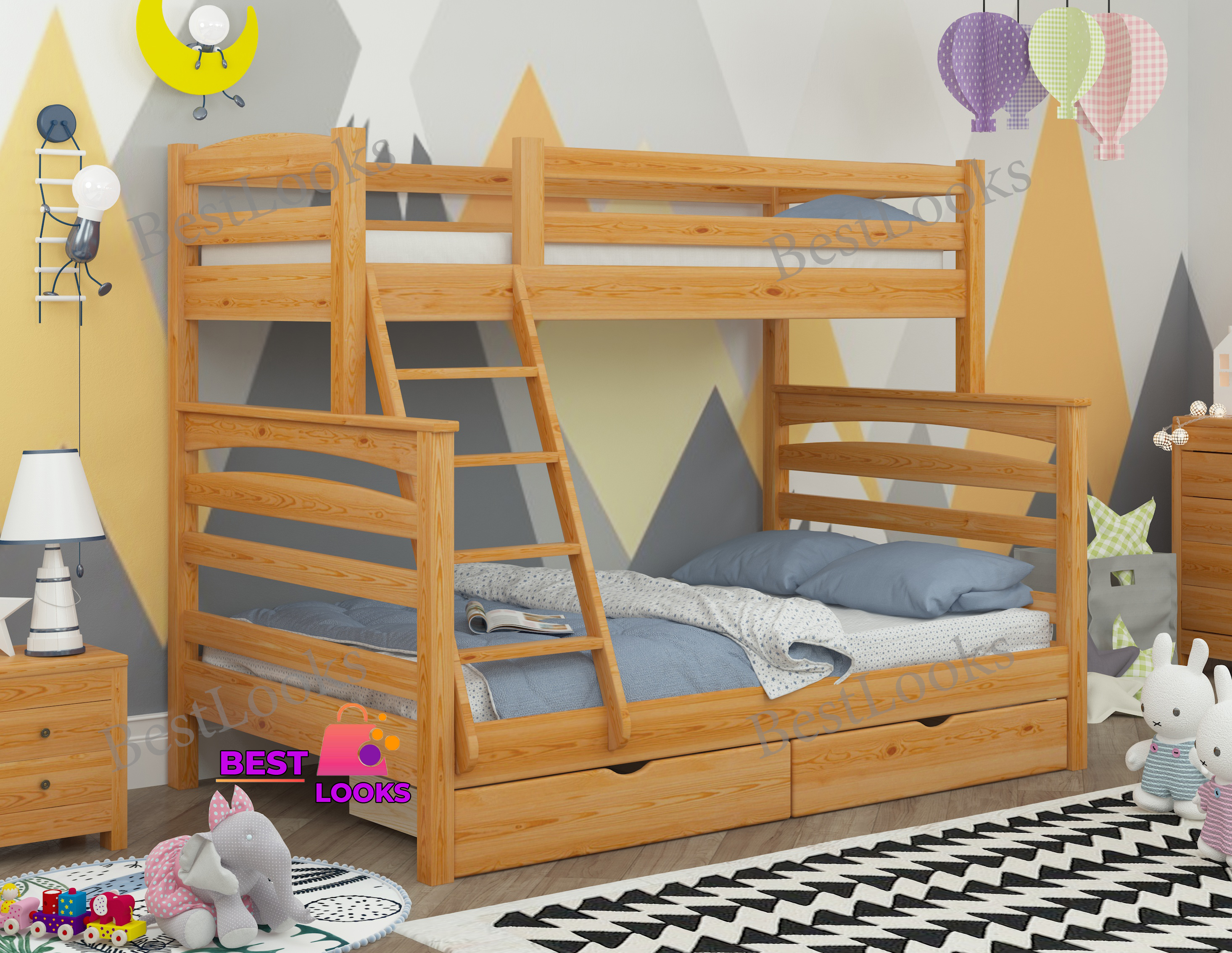 Кровать Двухъярусная с Ящиками 90х140х190 Wellmebely Кай Трансформер сосна Ольха Л6
Кровать Двухъярусная с Ящиками 90х140х190 Wellmebely Кай Трансформер сосна Ольха Л6