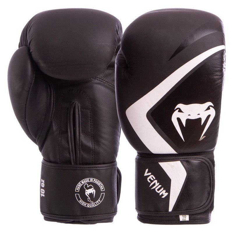 Перчатки для бокса и единоборств VENUM CONTENDER 2.0 Champ кожаные 8202 Black-White 10 унций
Перчатки для бокса и единоборств VENUM CONTENDER 2.0 Champ кожаные 8202 Black-White 10 унций