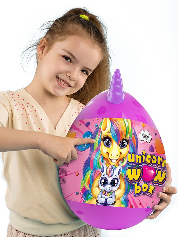 Гра - подарунок - набір для творчості Danko Toys велике яйце з єдинорогом 35 см Unicorn WOW Box UWB-01-01
Гра - подарунок - набір для творчості Danko Toys велике яйце з єдинорогом 35 см Unicorn WOW Box UWB-01-01