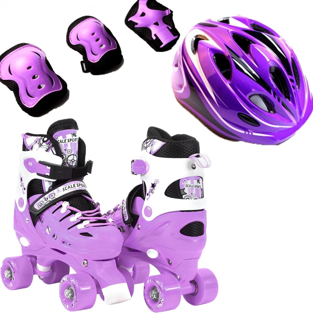 Ролики Квадровые Набор Qwad Combo Pro - USA Scale Sports 29-33, Фиолетовый (Защита + Шлем с маячком) (2T3046P)
Ролики Квадровые Набор Qwad Combo Pro - USA Scale Sports 29-33, Фиолетовый (Защита + Шлем с маячком) (2T3046P)