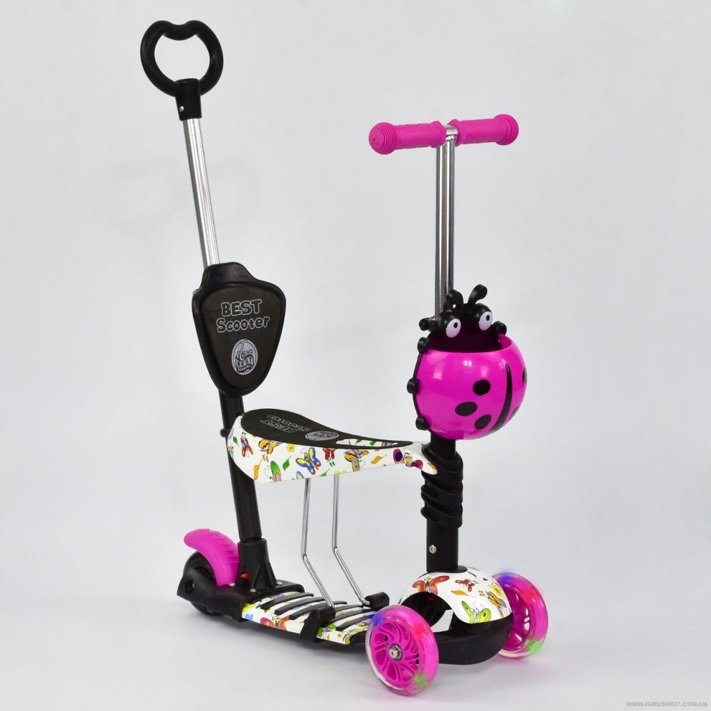 Самокат деткаий Scooter "Букашка" 5 in 1 родительская ручка Butterfly (2T1005)
Самокат деткаий Scooter "Букашка" 5 in 1 родительская ручка Butterfly (2T1005)
