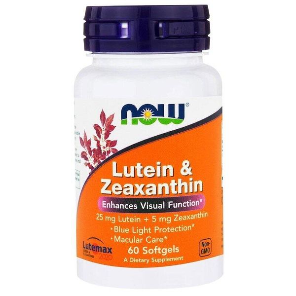 Лютеин Lutein & Zeaxanthin Now Foods 60 капсул (NF466)
Лютеин Lutein & Zeaxanthin Now Foods 60 капсул (NF466)