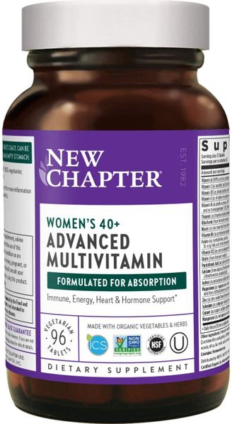 Витамины для женщин 40+ Women’s Advanced 40+ Multi New Chapter 24 таблетки (NCR058)
Витамины для женщин 40+ Women’s Advanced 40+ Multi New Chapter 24 таблетки (NCR058)