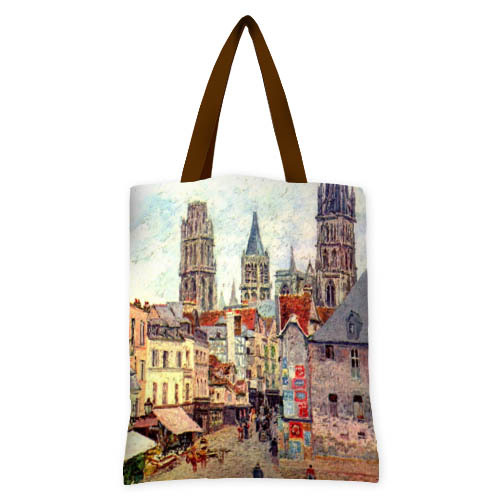 Сумка женская тканевая Original Presentville Камиль Писсарро - Улица в Руане 40x45 см 
Сумка женская тканевая Original Presentville Камиль Писсарро - Улица в Руане 40x45 см