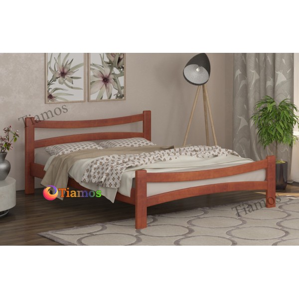 Кровать полуторная 120х190 деревянная Рената Wellmebely сосна Яблоня Л6 
Кровать полуторная 120х190 деревянная Рената Wellmebely сосна Яблоня Л6