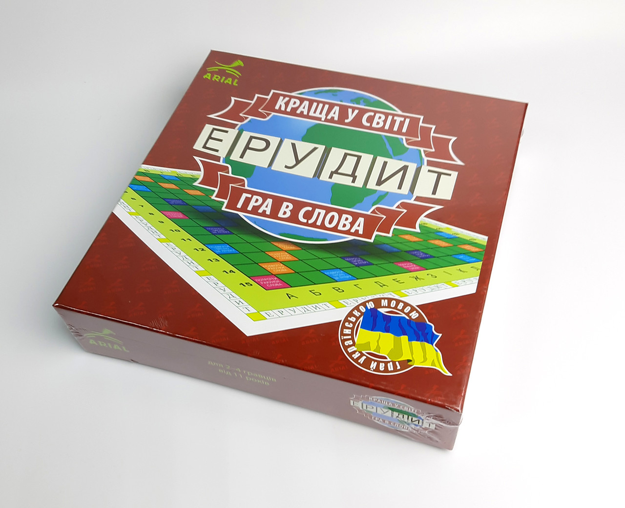 Настольная игра Arial Ерудит УКР. Гра в слова - карточная игра в слова - игра-развивалка для семьи
Настольная игра Arial Ерудит УКР. Гра в слова - карточная игра в слова - игра-развивалка для семьи