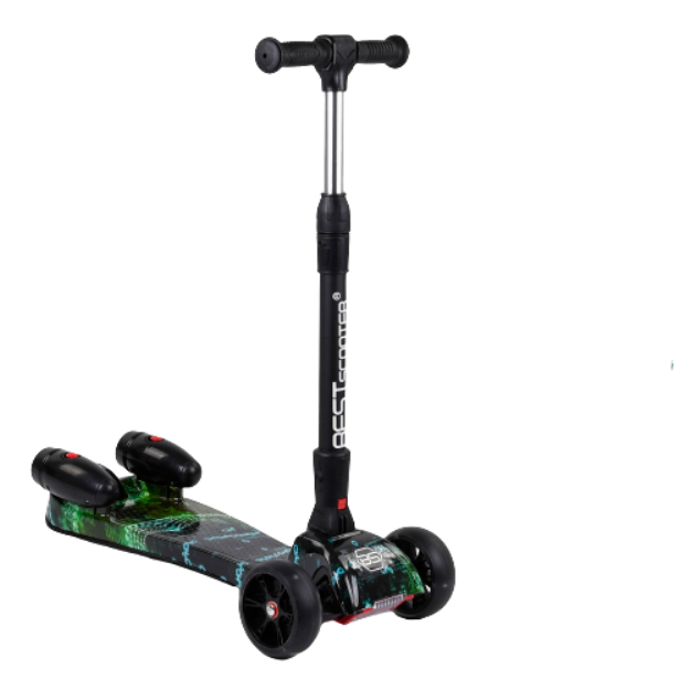 Самокат триколісний Best Scooter MAXI 65628 з парогенератором світлом звуком Чорний з зеленим (123425)
Самокат триколісний Best Scooter MAXI 65628 з парогенератором світлом звуком Чорний з зеленим (123425)