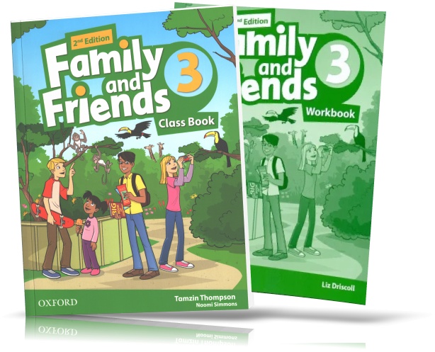 Family and Friends 2th edition 3, Class book + Workbook | учебник + тетрадь (комплект) английского языка
Family and Friends 2th edition 3, Class book + Workbook | учебник + тетрадь (комплект) английского языка