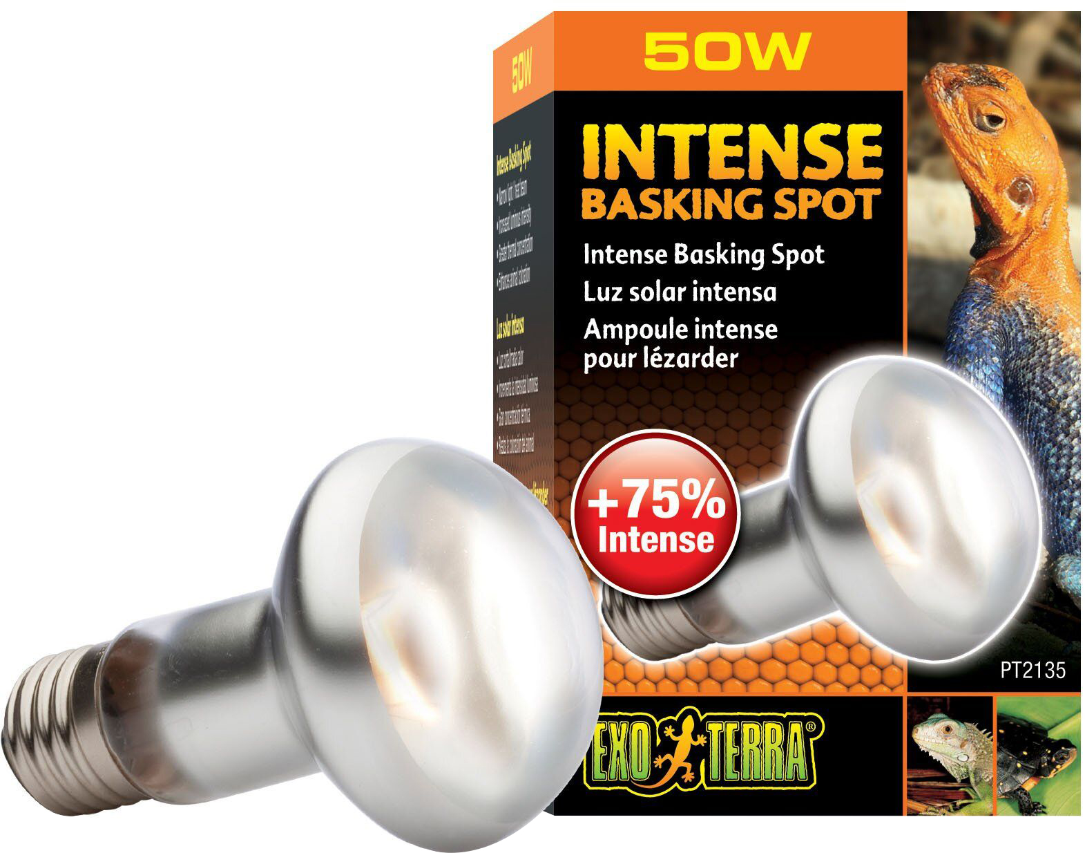 Рефлекторная лампа накаливания Exo Terra «Intense Basking Spot» для обогрева 50 Вт, E27 (015561221351)
Рефлекторная лампа накаливания Exo Terra «Intense Basking Spot» для обогрева 50 Вт, E27 (015561221351)