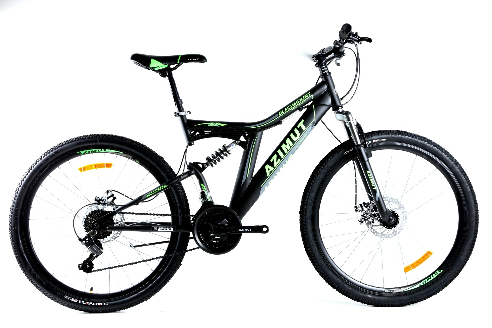 Велосипед Azimut Blackmount 2021 Shimano 26" 18" Black / Green (Blackmount/GFRD)
Велосипед Azimut Blackmount 2021 Shimano 26" 18" Black / Green (Blackmount/GFRD)