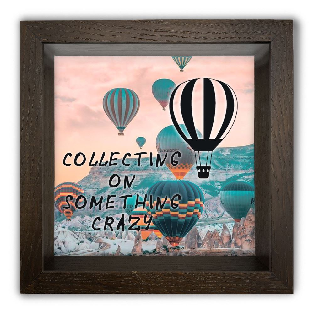 Дерев'яна копілка (скарбничка) 20 20 см "Collecting for something crazy" коричнева
Дерев'яна копілка (скарбничка) 20 20 см "Collecting for something crazy" коричнева