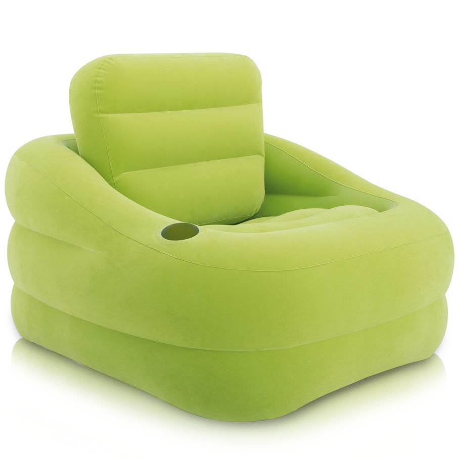 Надувное кресло Intex 68586 Accent Chair классическое флокированное (107х97х71 см), зеленое
Надувное кресло Intex 68586 Accent Chair классическое флокированное (107х97х71 см), зеленое