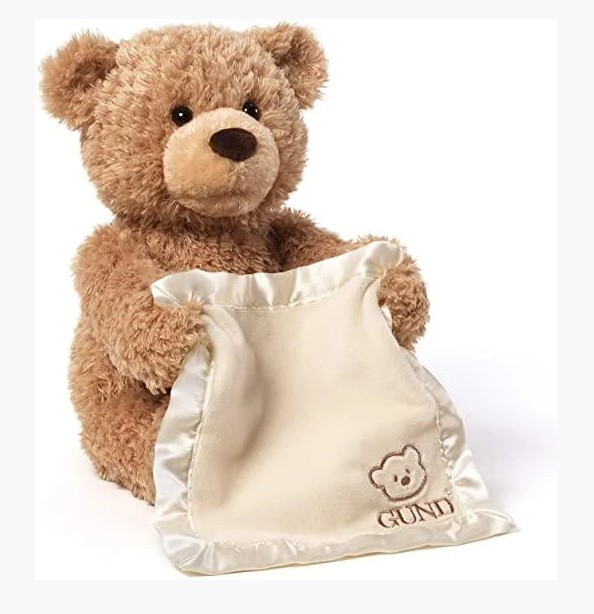Интерактивная Говорящий мишка Пикабу Peekaboo Bear играющий с ребенком в прятки 25см
Интерактивная Говорящий мишка Пикабу Peekaboo Bear играющий с ребенком в прятки 25см