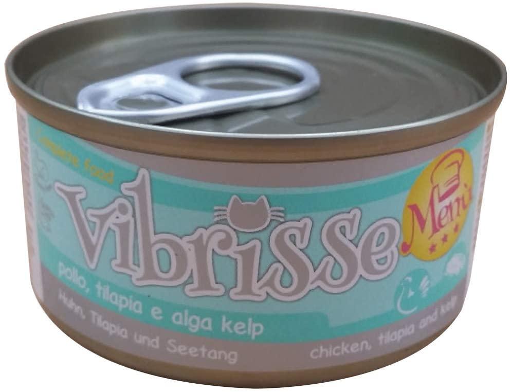 Блок консервированного корма для котов VIBRISSE MENU курица с талапией в соусе из водорослей 24*70 г
Блок консервированного корма для котов VIBRISSE MENU курица с талапией в соусе из водорослей 24*70 г