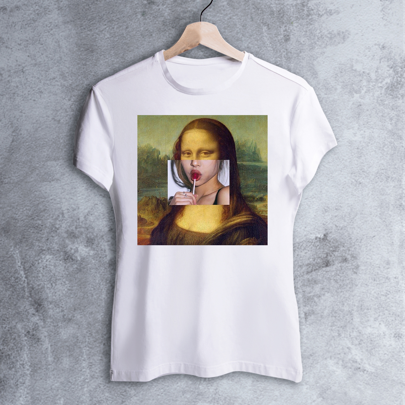 Футболка Dali's Mustache clothes с принтом Джоконда с чупа-чупсом Женская Белая L
Футболка Dali's Mustache clothes с принтом Джоконда с чупа-чупсом Женская Белая L