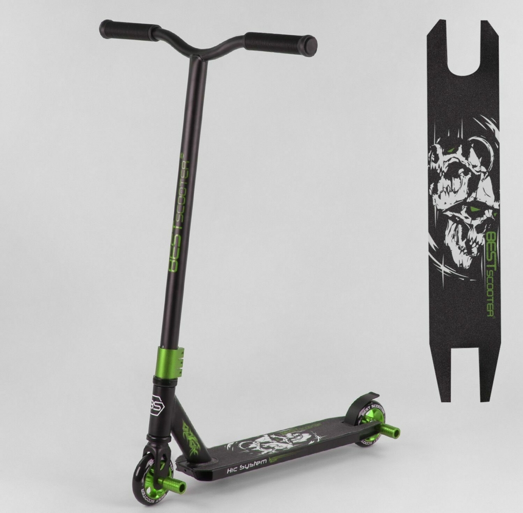Самокат трюковый двухколесный Best Scooter (86380) с алюминиевой рамой и PU колесами
Самокат трюковый двухколесный Best Scooter (86380) с алюминиевой рамой и PU колесами