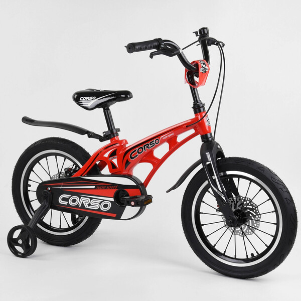 Велосипед детский двухколесный Corso 16" дюймов магниевая рама 4-6 лет Красный (1471647)
Велосипед детский двухколесный Corso 16" дюймов магниевая рама 4-6 лет Красный (1471647)
