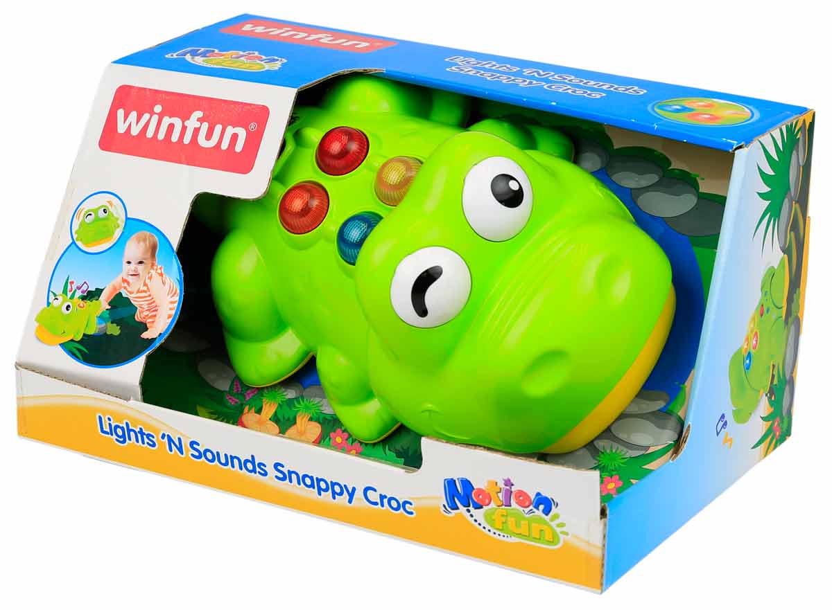 Интерактивная игрушка WinFun ВинФан Крокодил с музыкой и световыми эффектами (0699-NL)
Интерактивная игрушка WinFun ВинФан Крокодил с музыкой и световыми эффектами (0699-NL)