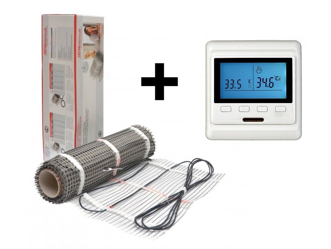Теплый пол Hemstedt DH 150 двухжильный мат 675W, 4,5м2 + программируемый терморегулятор Castle Е53
Теплый пол Hemstedt DH 150 двухжильный мат 675W, 4,5м2 + программируемый терморегулятор Castle Е53