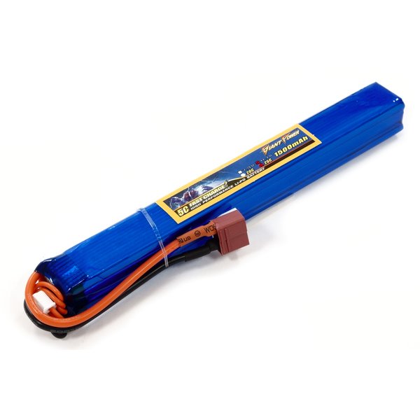 Аккумулятор для страйкбола Giant Power Li-Pol 11.1V 3S 1500mAh 25C 20х19х167мм T-Plug
Аккумулятор для страйкбола Giant Power Li-Pol 11.1V 3S 1500mAh 25C 20х19х167мм T-Plug