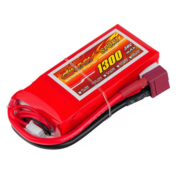 Аккумулятор Dinogy LiPO 11,1В 1300мАч 3S 30C 22х35х75мм 98г T-Plug (DLC-3S1300D-T)
Аккумулятор Dinogy LiPO 11,1В 1300мАч 3S 30C 22х35х75мм 98г T-Plug (DLC-3S1300D-T)