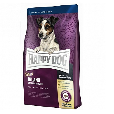 Сухой корм HAPPY DOG Mini Irland для мелких пород собак с чувствительным пищеварением, 4 кг
Сухой корм HAPPY DOG Mini Irland для мелких пород собак с чувствительным пищеварением, 4 кг