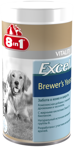 Пивные дрожжи для собак и кошек 8in1 Excel Brewers Yeast 780 таблеток (для кожи и шерсти)
Пивные дрожжи для собак и кошек 8in1 Excel Brewers Yeast 780 таблеток (для кожи и шерсти)