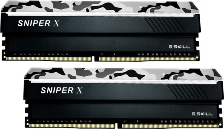 Память DDR4 8Gb x 2 (16Gb Kit), 3200 MHz, G.Skill Sniper X (F4-3200C16D-16GSXWB)
Память DDR4 8Gb x 2 (16Gb Kit), 3200 MHz, G.Skill Sniper X (F4-3200C16D-16GSXWB)