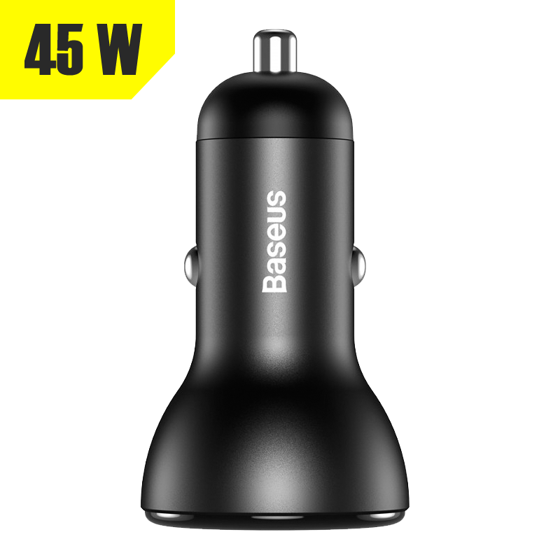 Зарядное устройство в автомобиль Baseus Digital Display PPS 45W на два порта (USB + Type-C) + Кабель Type-C на Type-C
Зарядное устройство в автомобиль Baseus Digital Display PPS 45W на два порта (USB + Type-C) + Кабель Type-C на Type-C