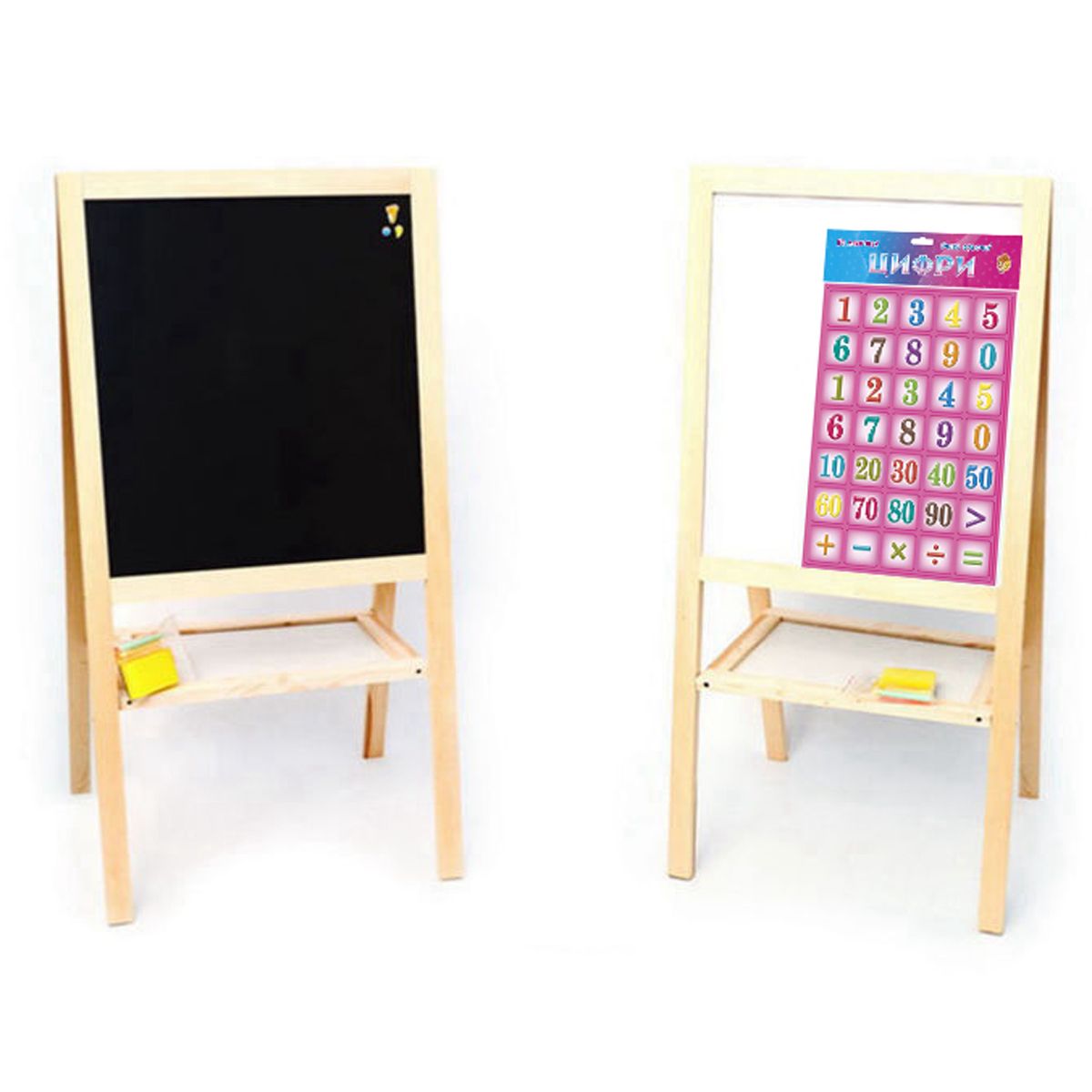 Мольберт магнитный с цифрами двухсторонний MiC (0164) (154465) 
Мольберт магнитный с цифрами двухсторонний MiC (0164) (154465)